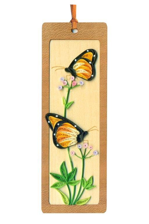 Hand Quilled Bookmark Butterflies #BM10697