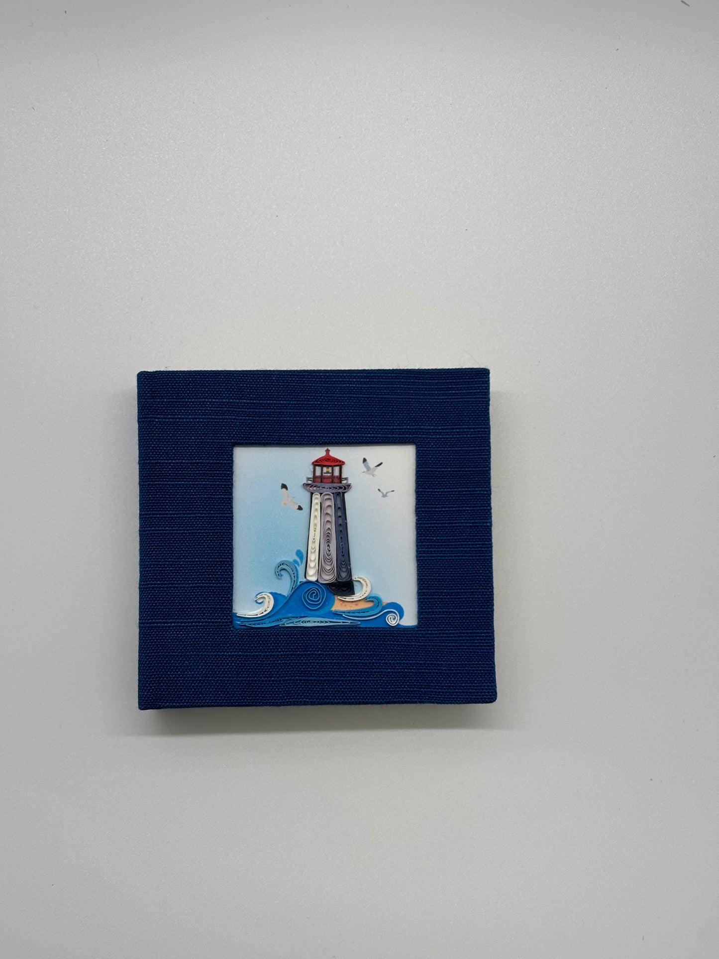 Hand Quilled Sticky Note Cover Light House #SN