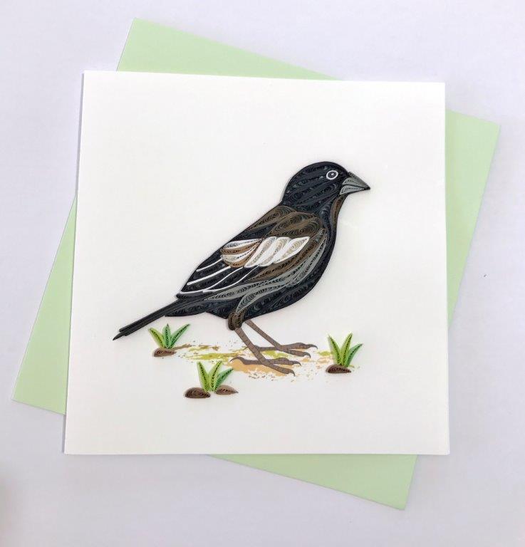 Hand Quilled Greeting Card #10330